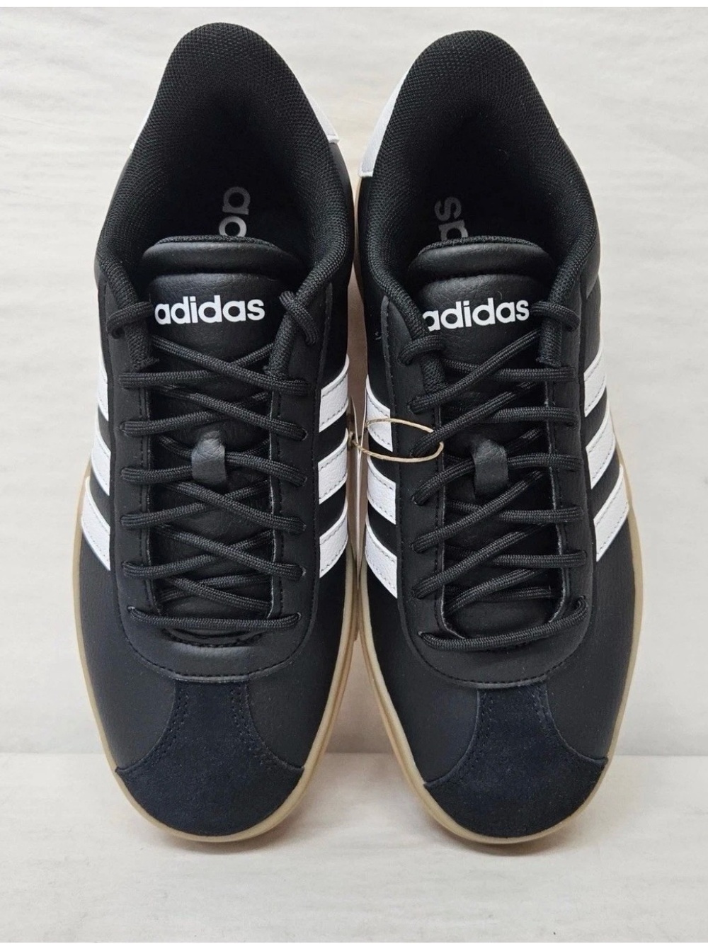 Adidas VL Court Bold Women’s Black/White Gum Sneakers - Picture 7 of 8